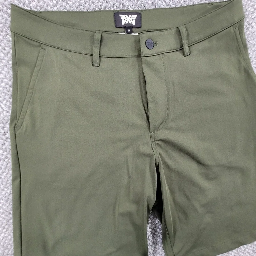 PXG Parsons Xtreme Golf Mens Shorts Size 30 Green Performance Stretch Chino